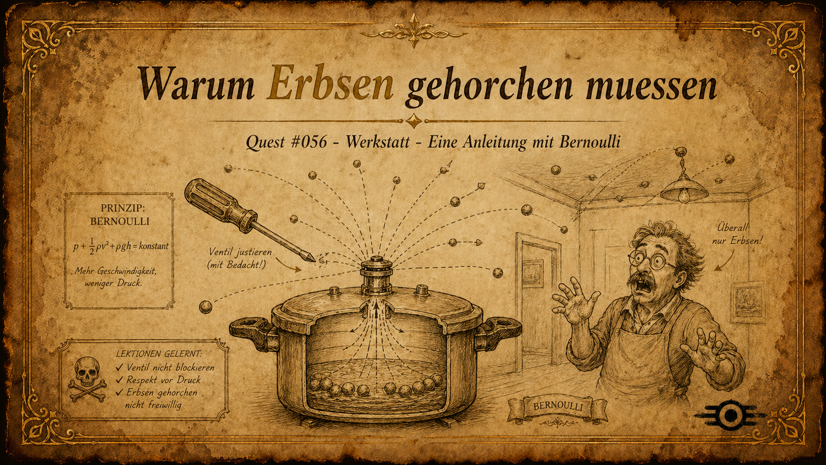 Warum Erbsen gehorchen müssen — eine Anleitung