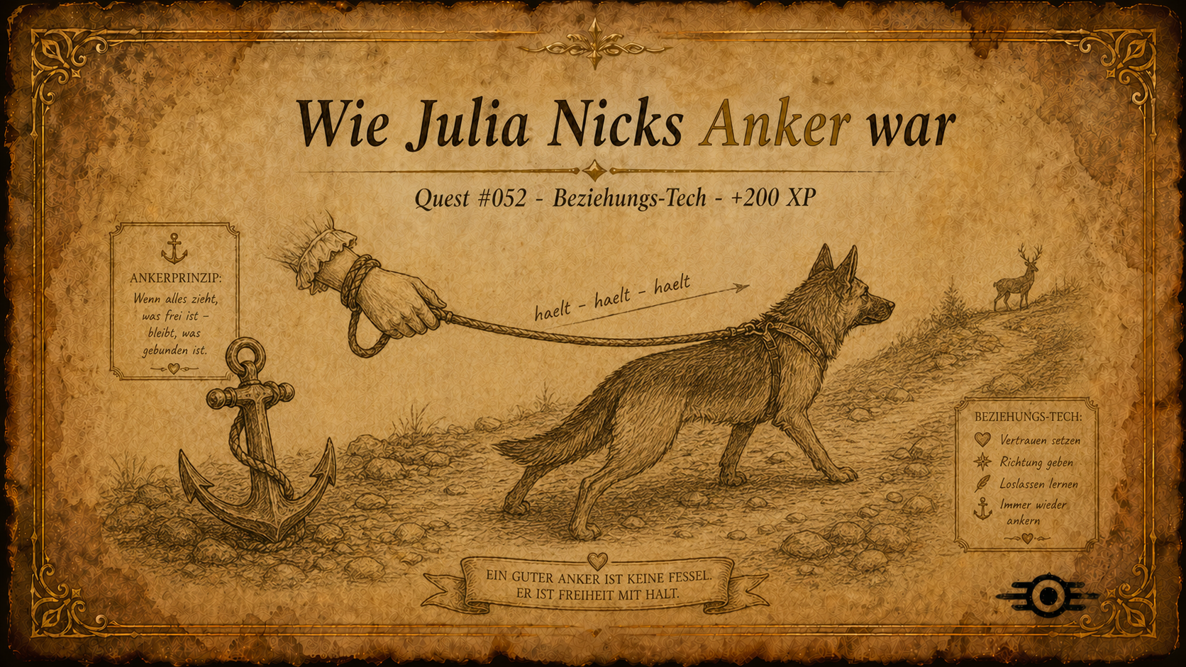 Wie Julia Nicks Anker war