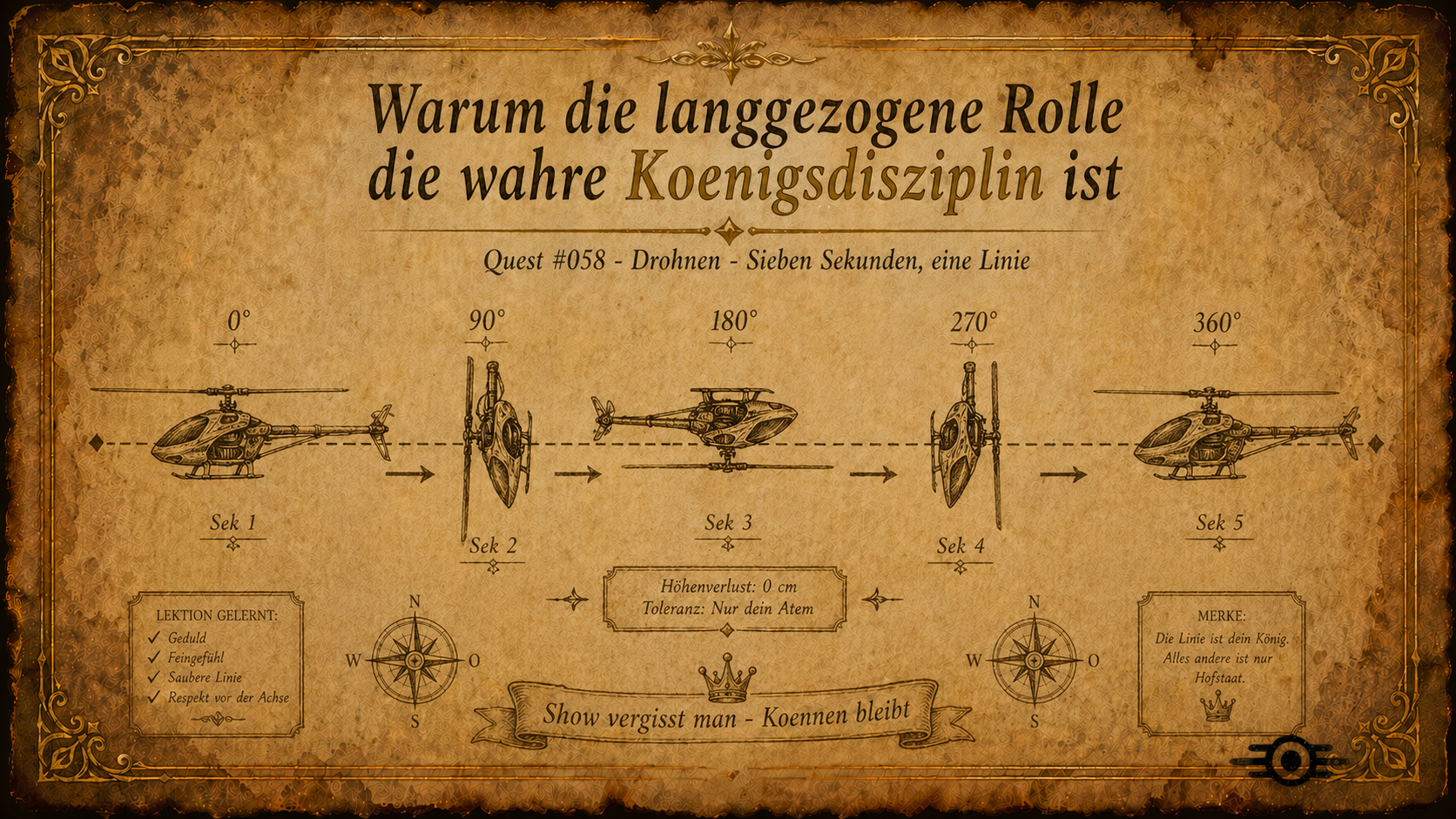 Warum die langgezogene Rolle die wahre Königsdisziplin ist