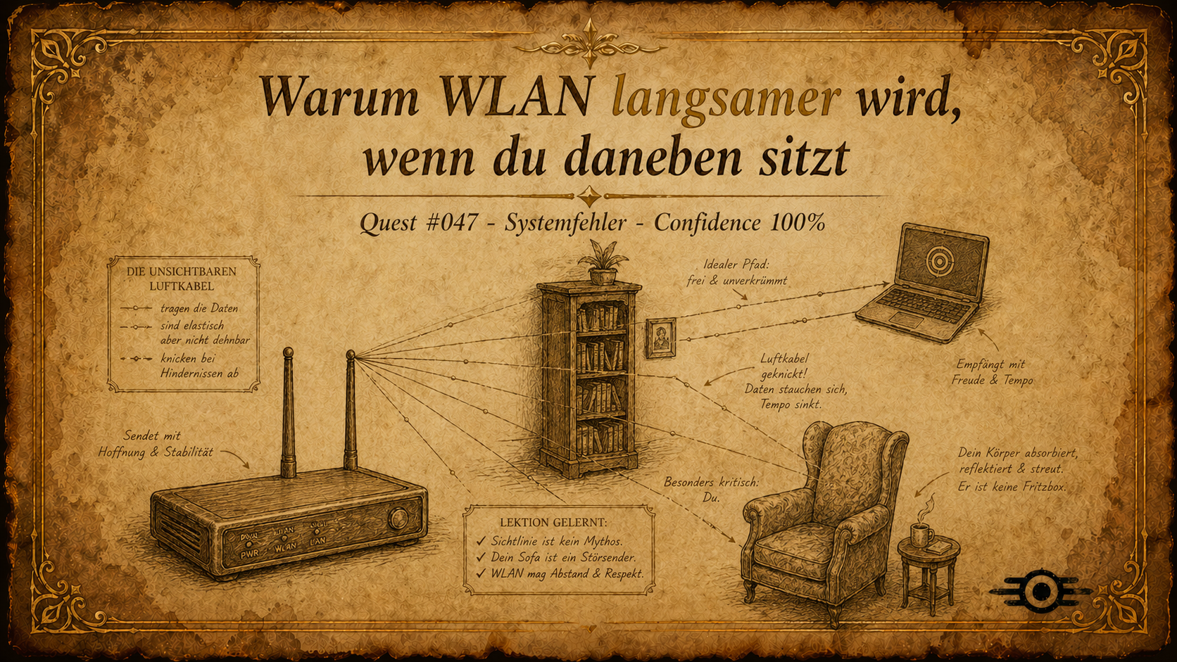Warum WLAN langsamer wird, wenn du daneben sitzt